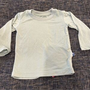 Kickee Pants Solid Long Sleeve Crew Neck Tee Jade